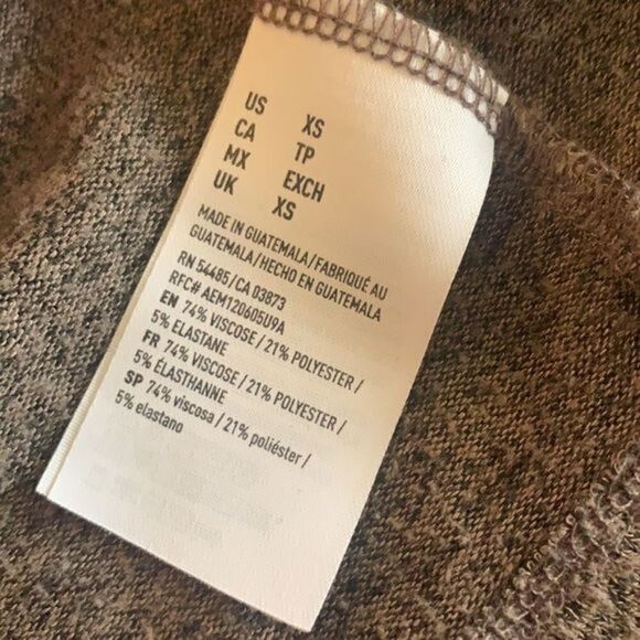 American Eagle Soft & Sexy Plush Brown Cardigan - Picture 2 of 6